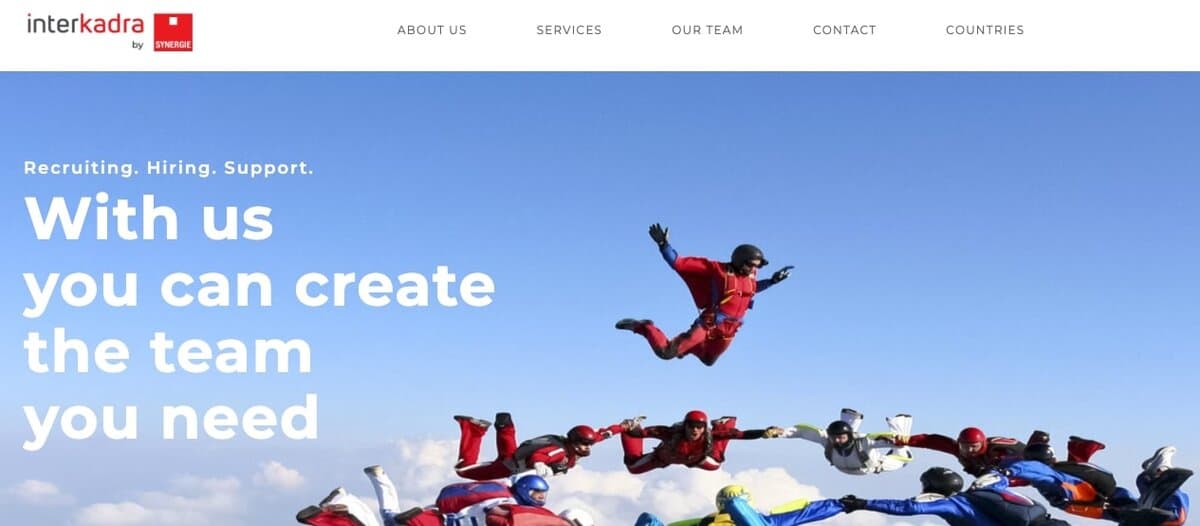 InterKadra website testimonial