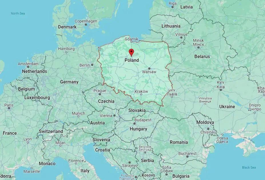 Poland map