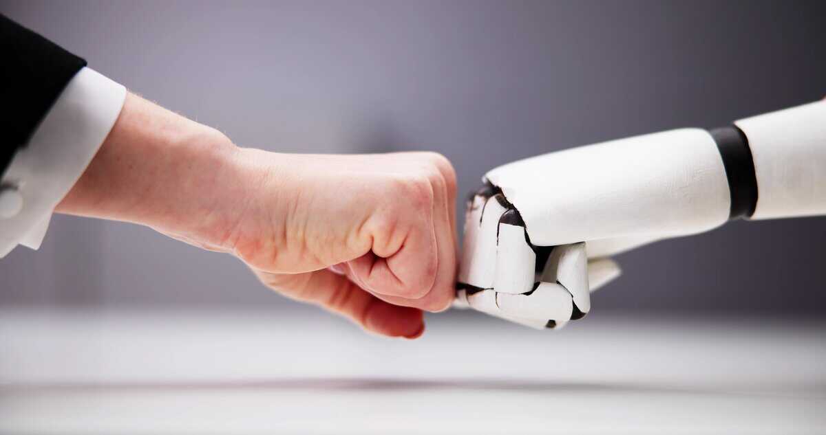 Robot-human hand testimonial