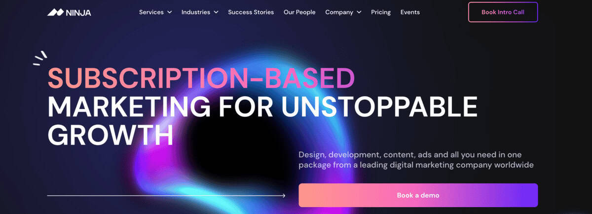 NinjaPromo website screen testimonial