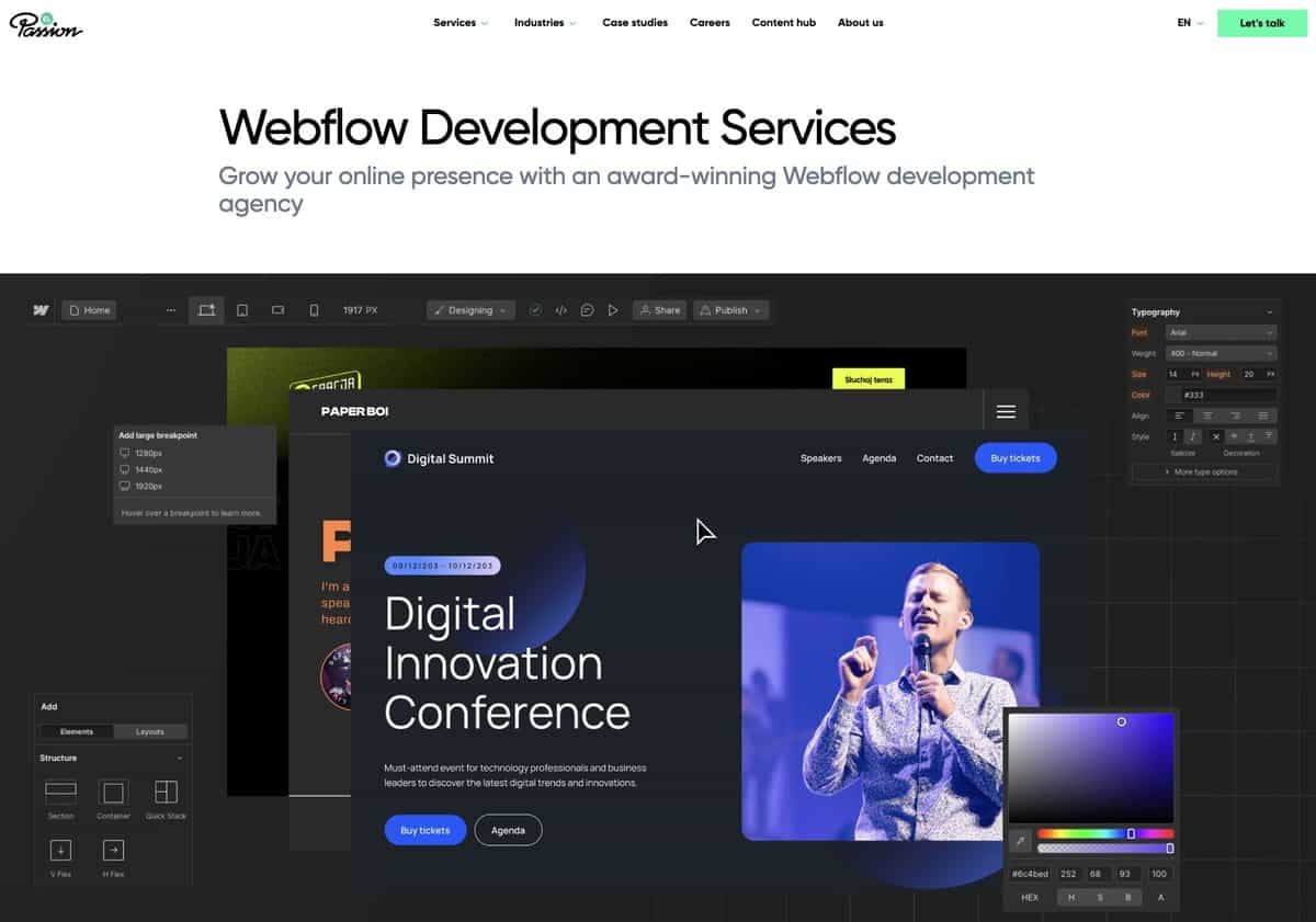 ElPassion Webpage testimonial