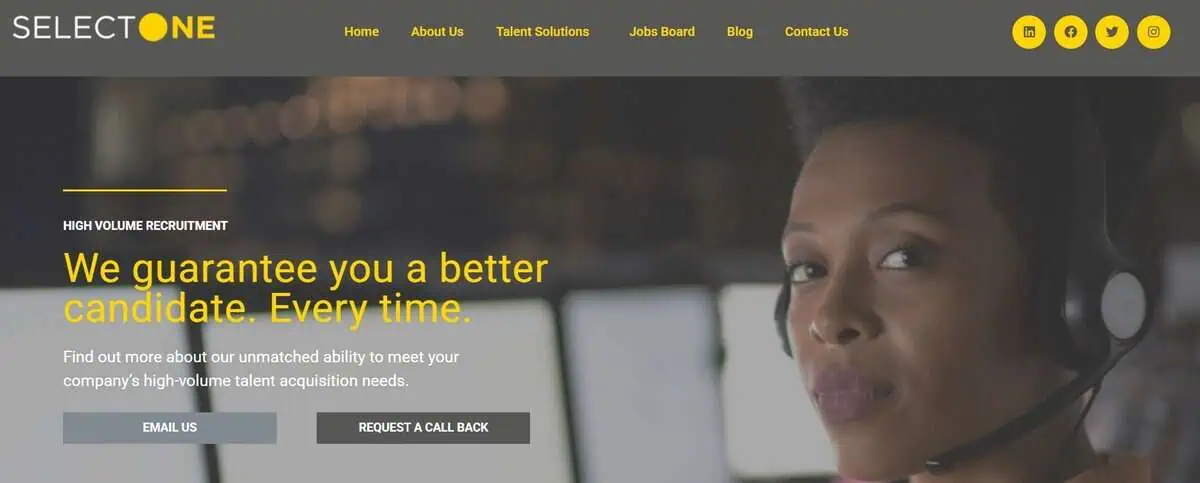 SelectOne Webpage