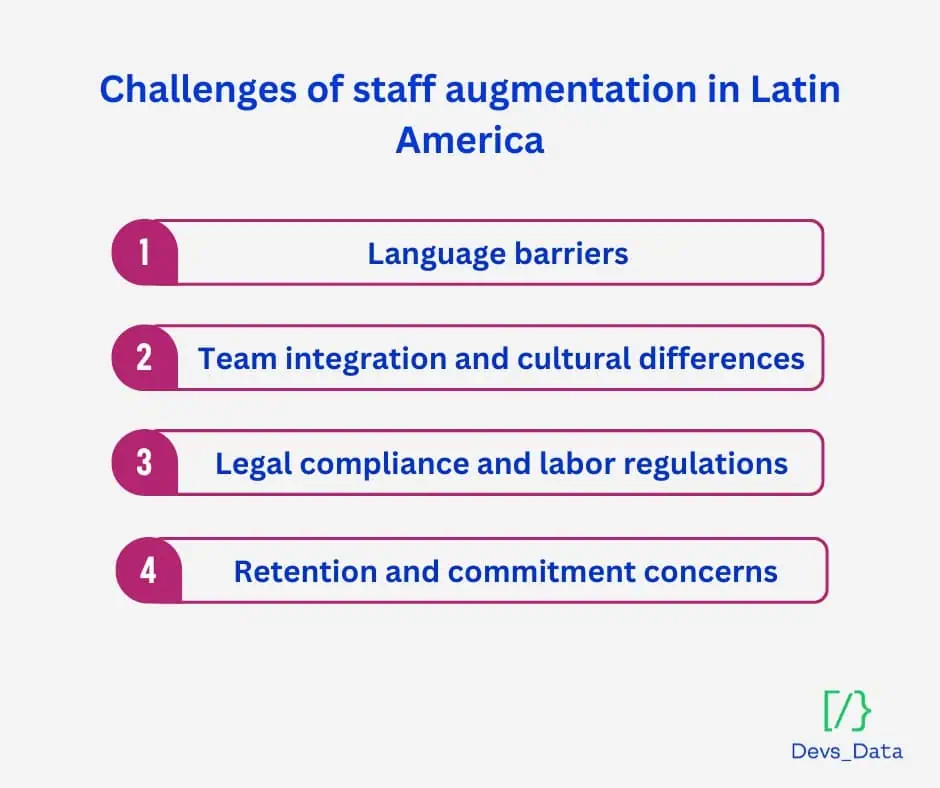Challenges of staff augmentation in Latin America