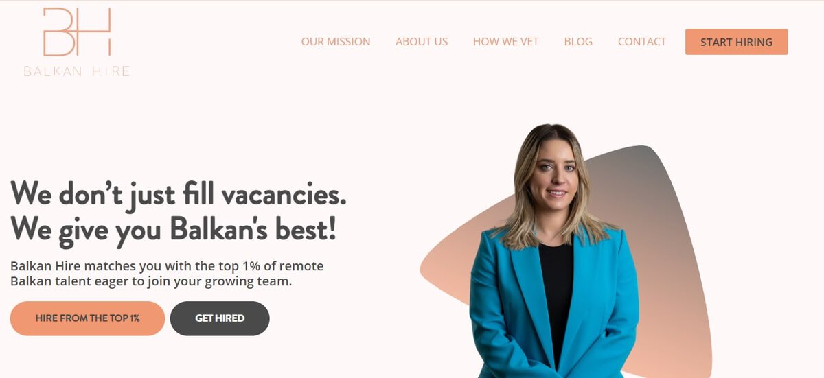 Balkan Hire Webpage testimonial