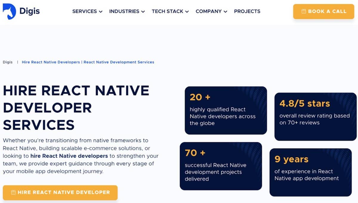 Digis Website testimonial