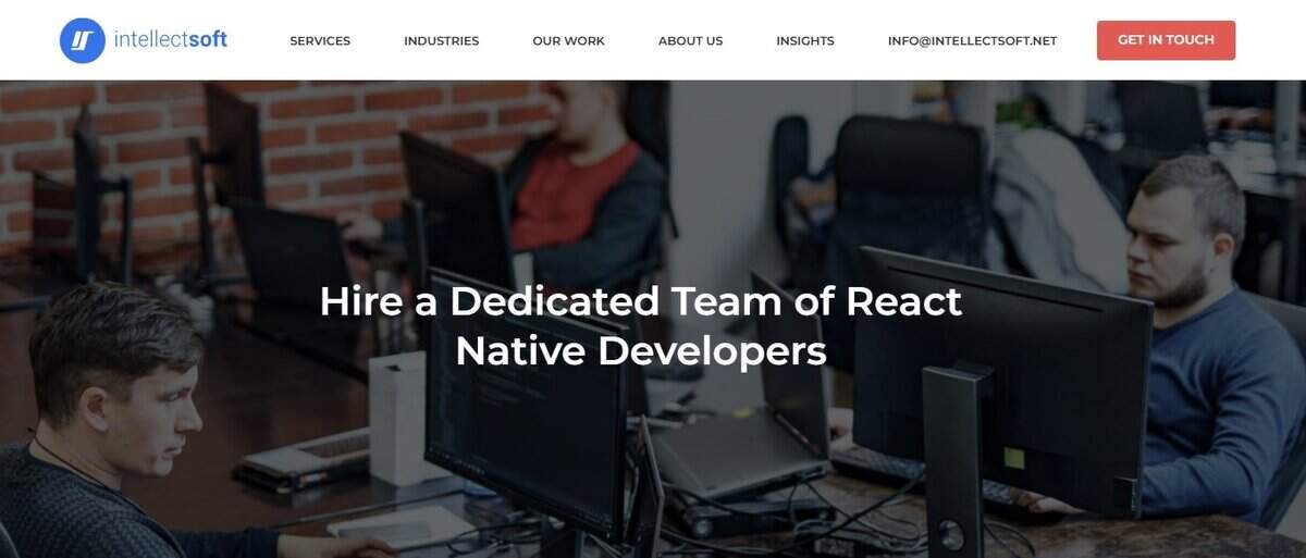 Intellectsoft Website testimonial