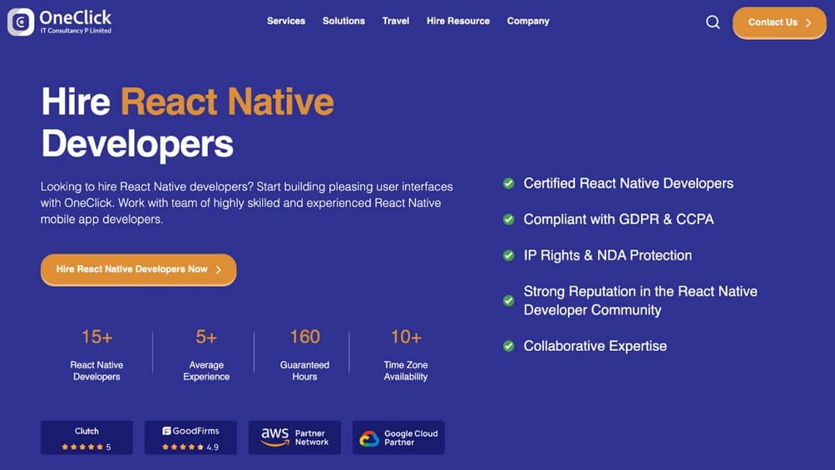 OneClick Website testimonial