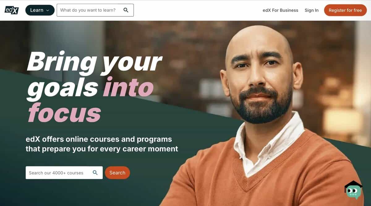 edx Webpage testimonial
