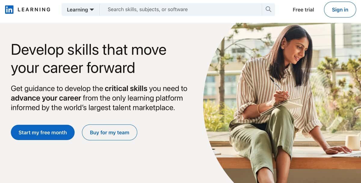 LinkedIn Webpage testimonial