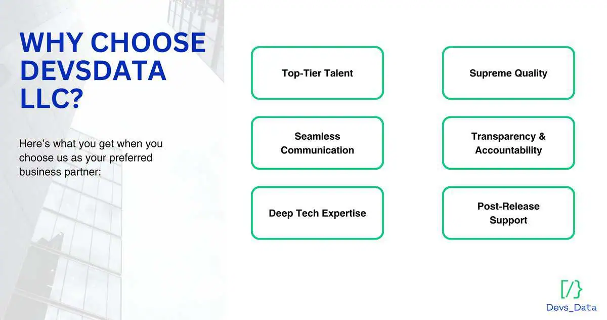 Why Choose DEVSDATA LLC
