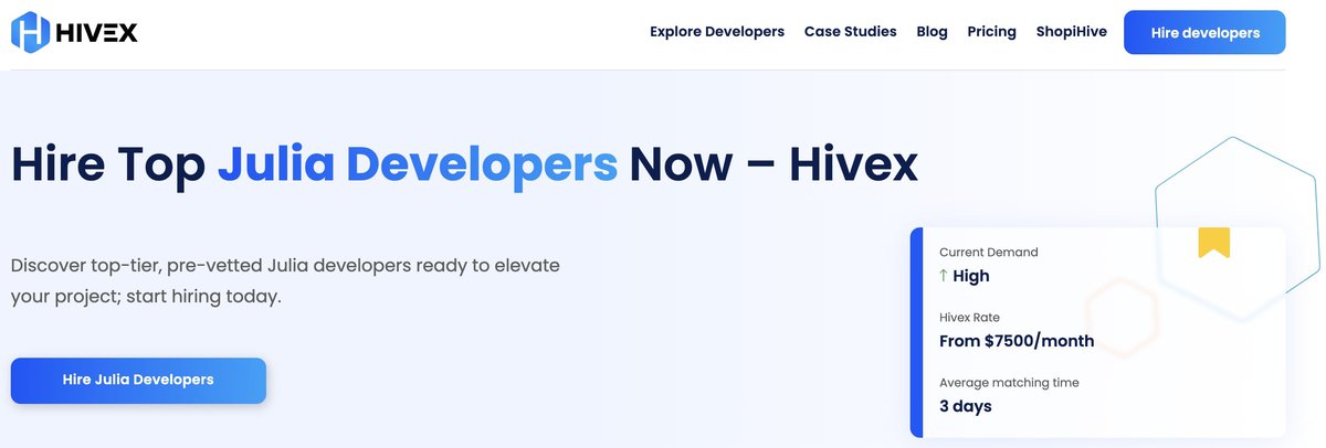 Hivex Website testimonial