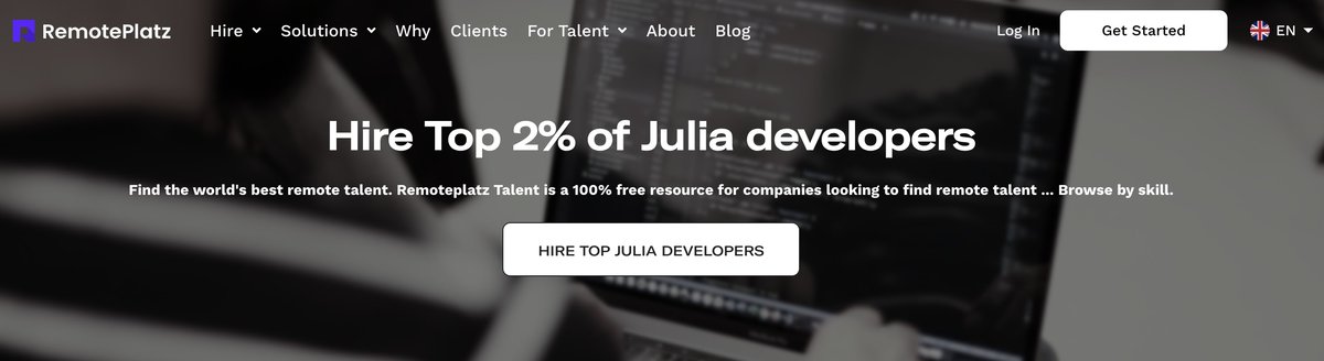 RemotePlatz Webpage testimonial