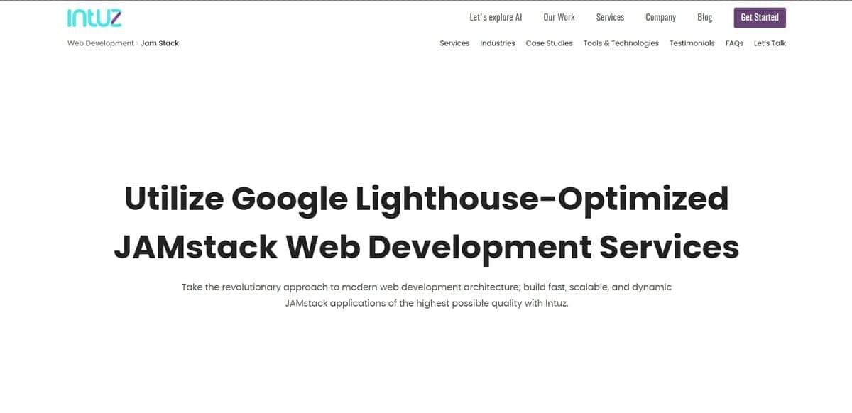 TechAhead website testimonial