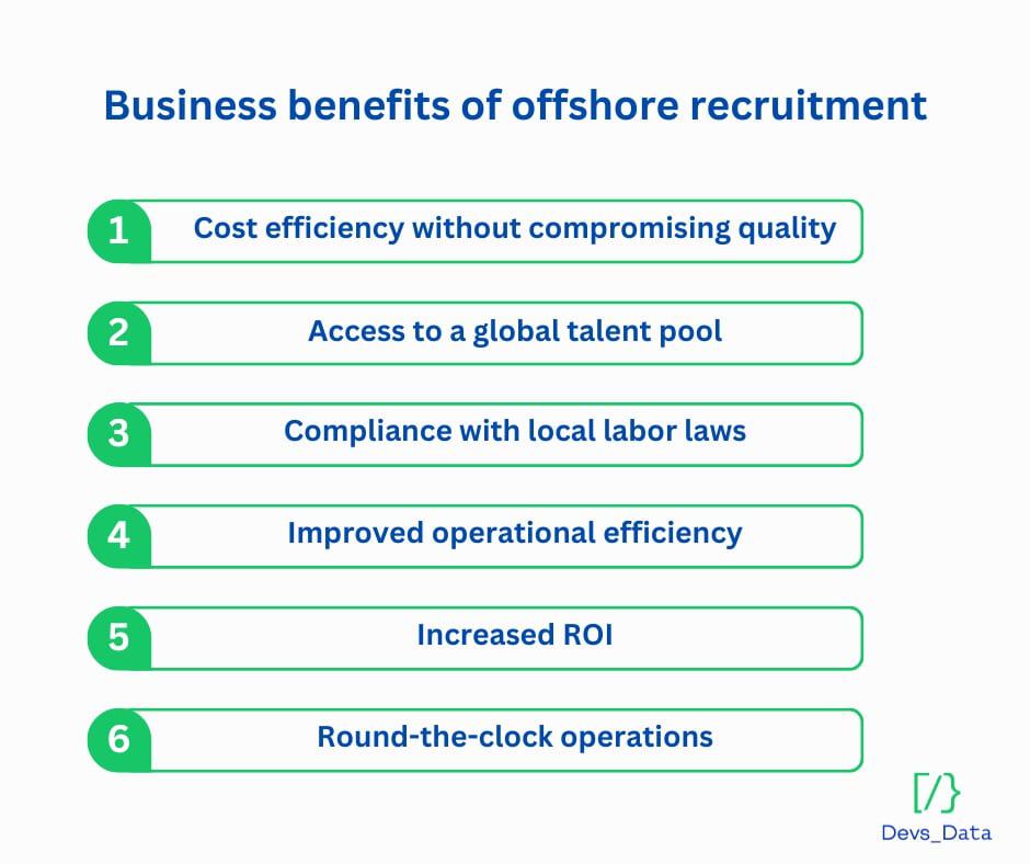 Business benefits of offshore recruitment testimonial