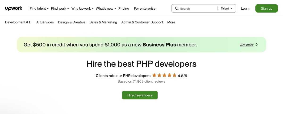 upwork image testimonial