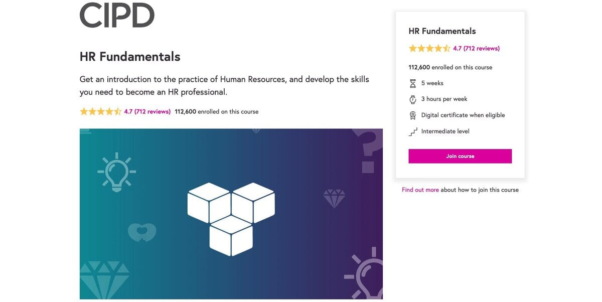 CIPD HR fundamentals testimonial