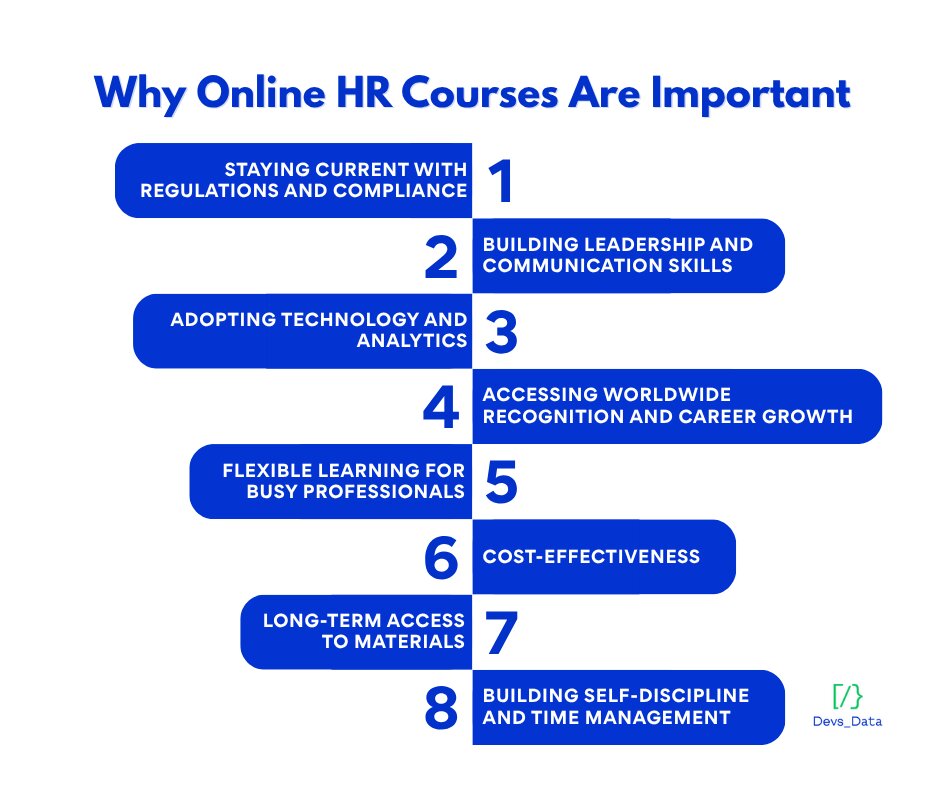 Online HR courses graphic testimonial