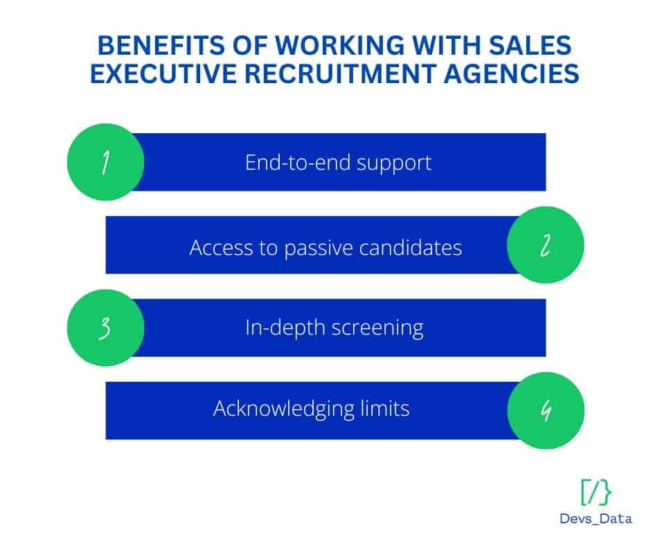 Benefits of working with sales executive recruitment agencies testimonial