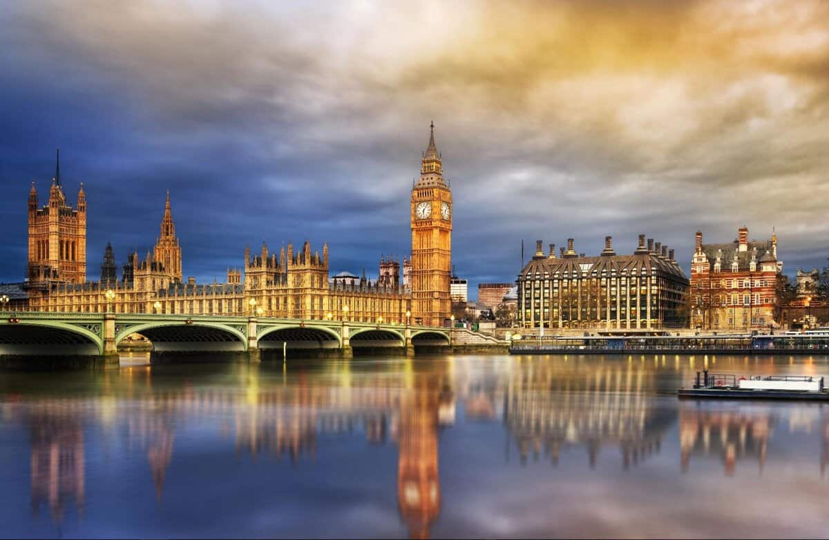 Big Ben and Houses of Parliament in London, UK. testimonial