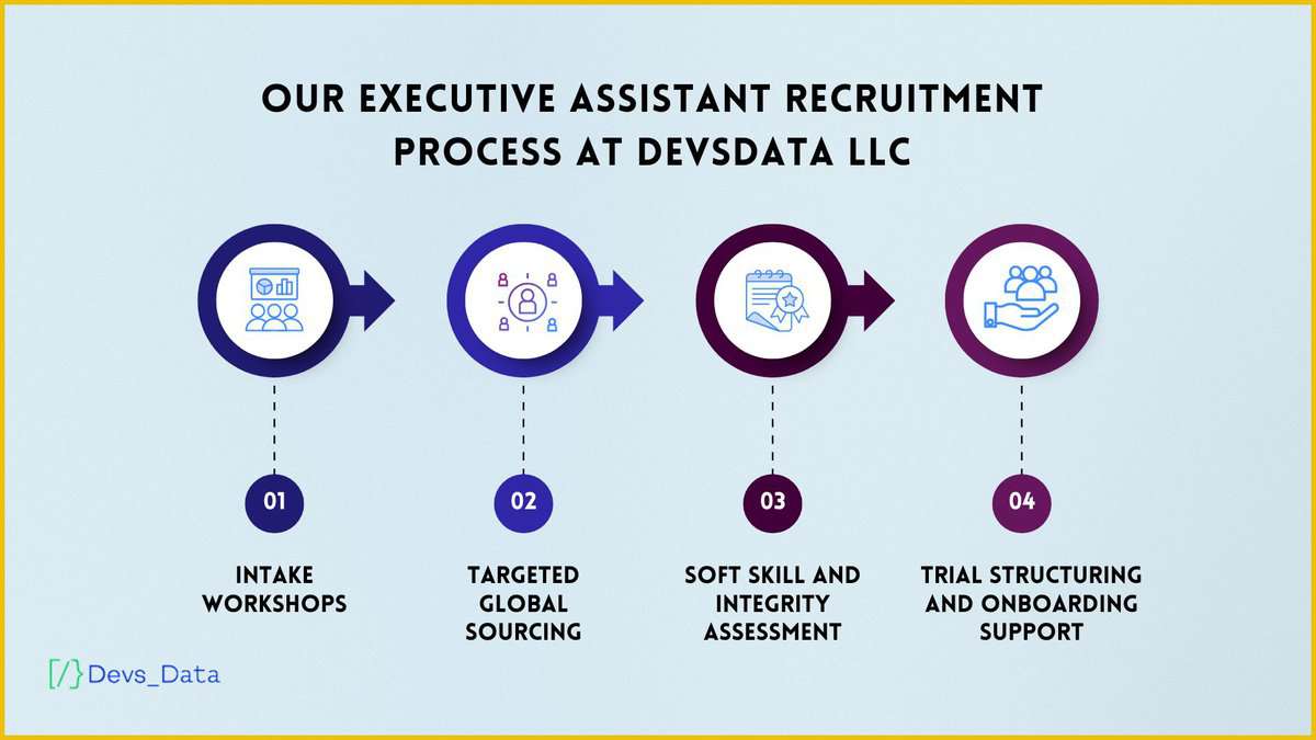 Our Executive Assistant recruitment process at DevsData LLC testimonial