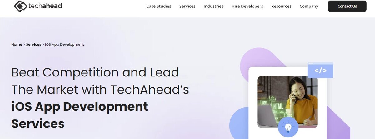 TechAhead agency testimonial