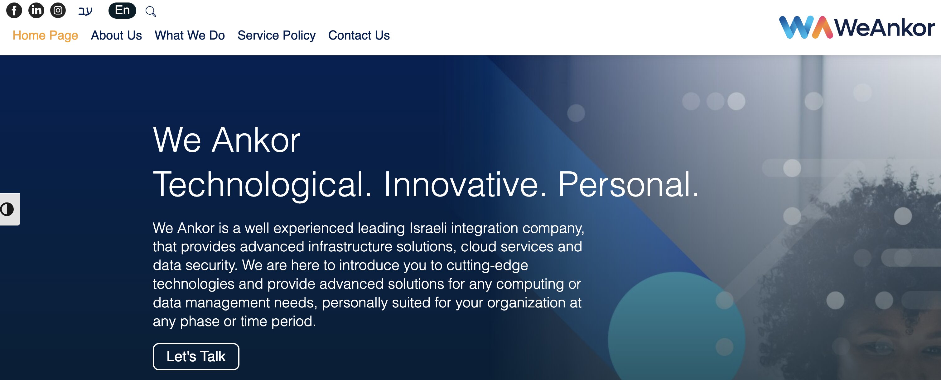 We Ankor website