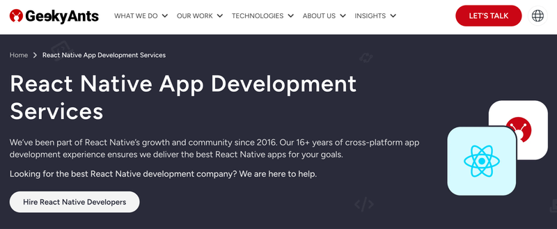 GeekyAnts Website