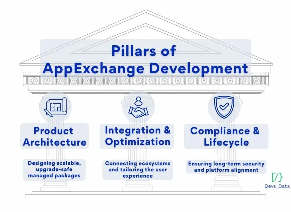 AppExchange Developer responsibilities infographic