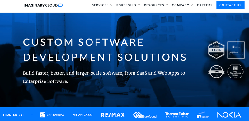Imaginary Cloud Website