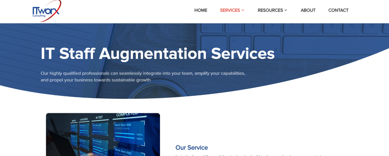 ITworx Consulting website