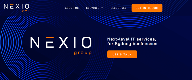 Nexio website