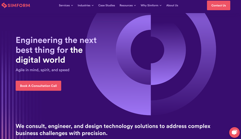 Simform Website