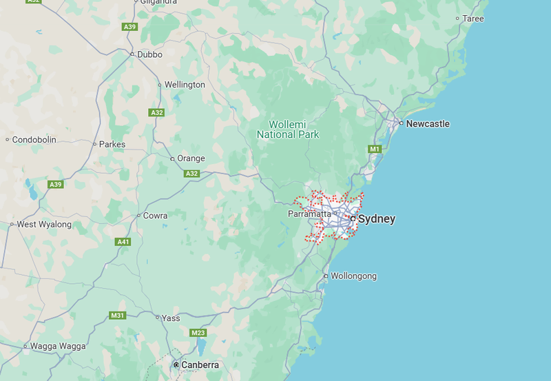 Sydney map