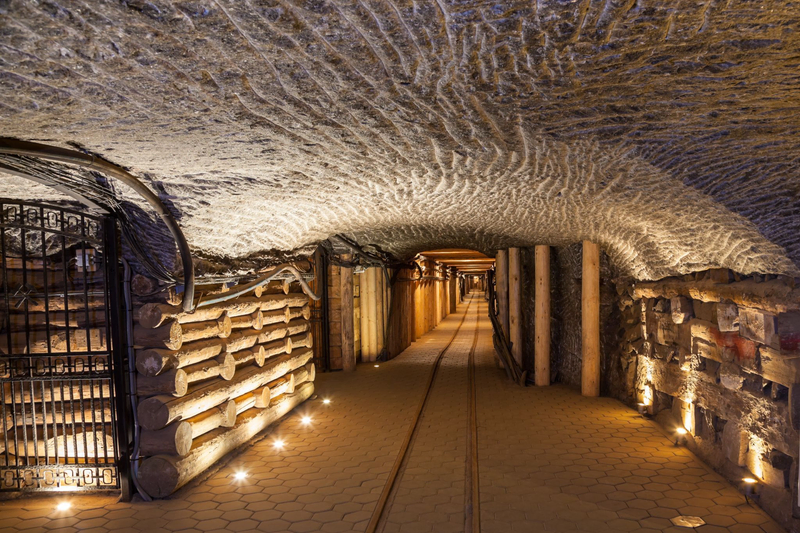 the Wieliczka Salt Mine