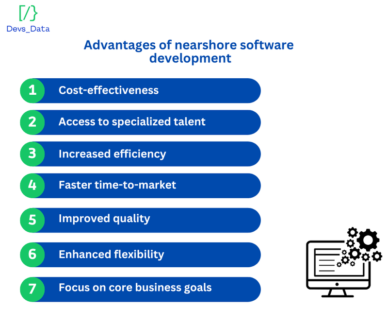 Advantages of nearshore software development