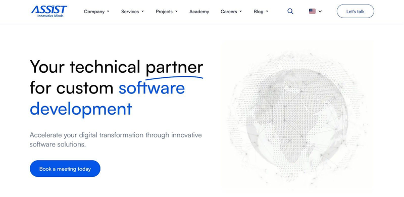 ASSIST Software website screen