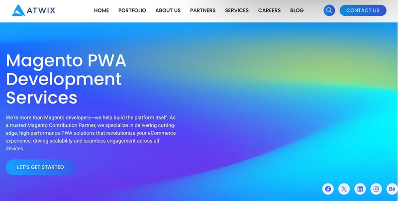 Atwix website screen