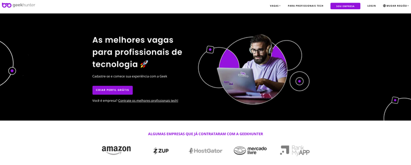 GeekHunter website