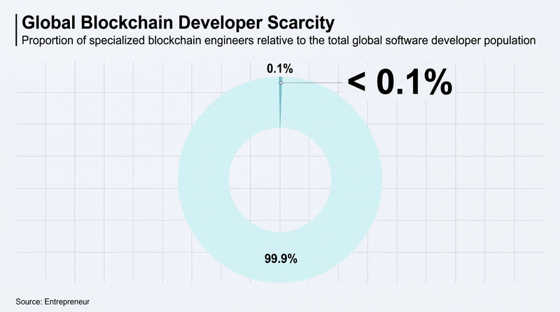 Graphic: Global Blockchain Developer Scarcity