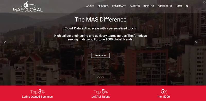 MAS Global Consulting Website