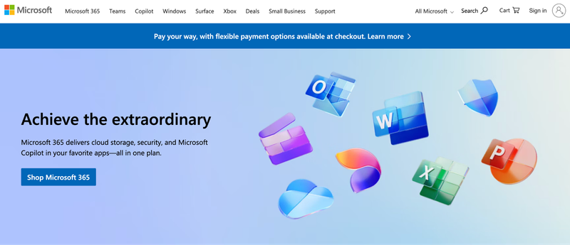 Microsoft Website