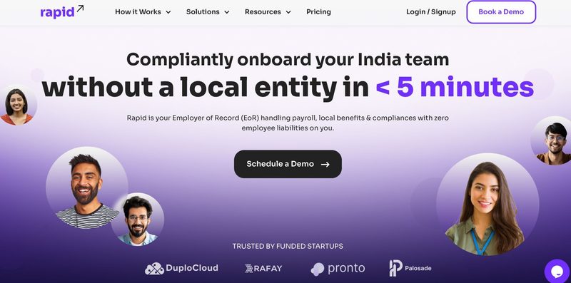Rapid website screen