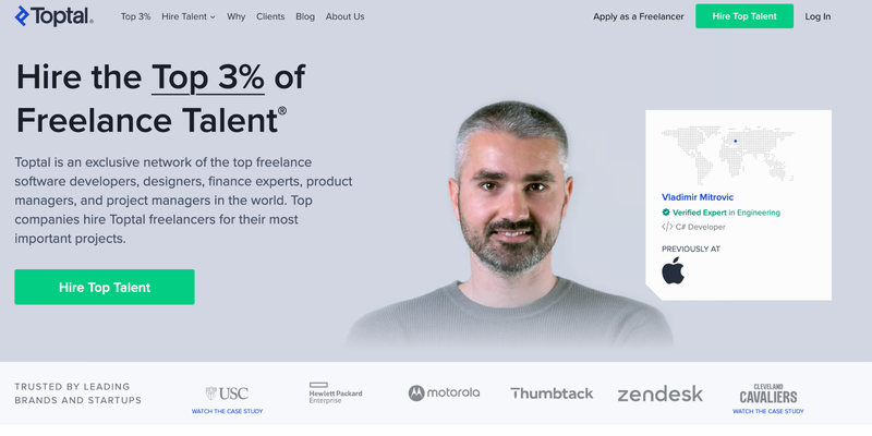 Toptal website