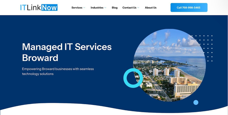 ITLinkNow website screen