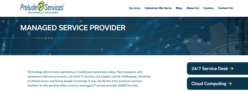 Prelude services website