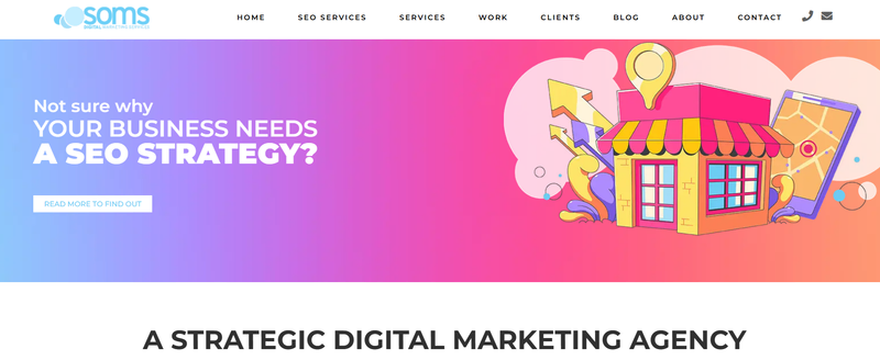 Soms Digital website